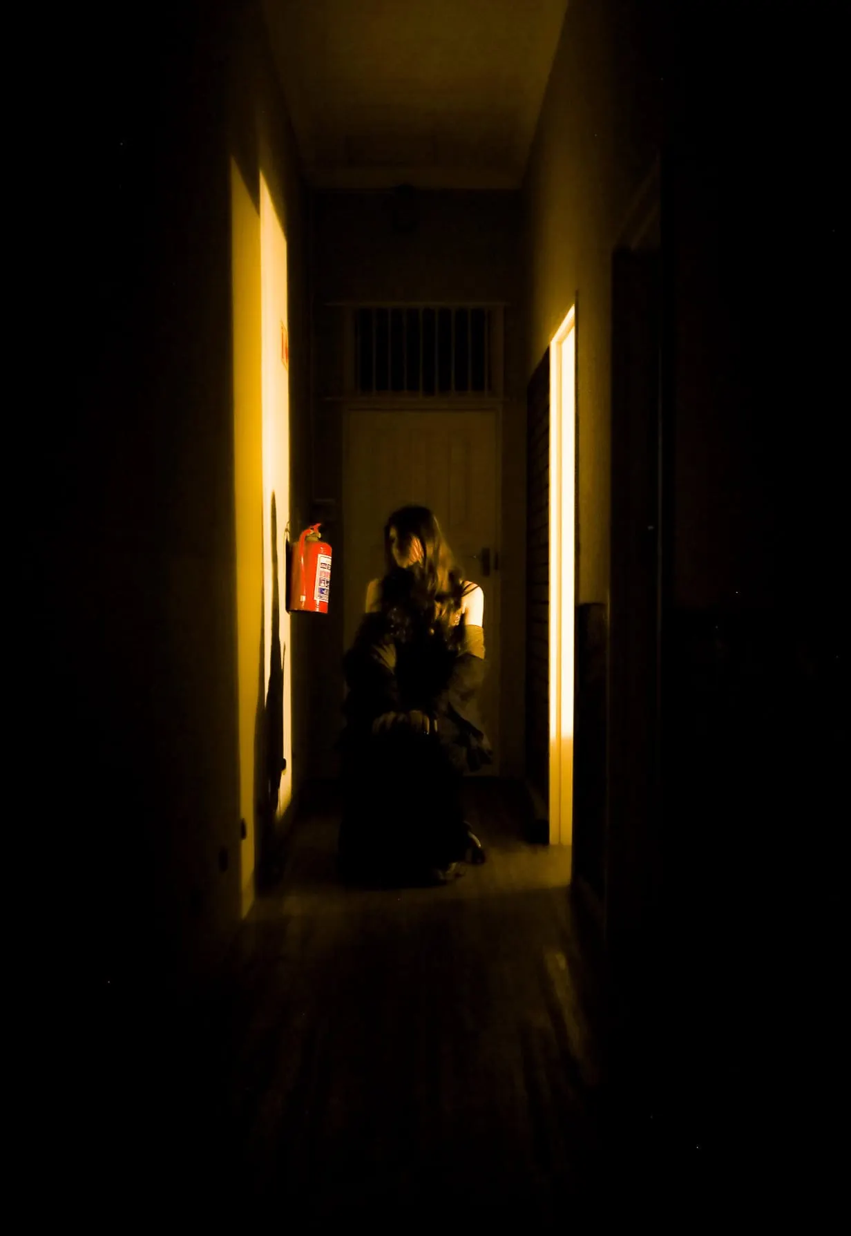 End of the corridor (Low Lit Lights)